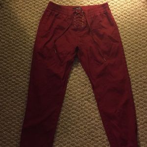Red pants